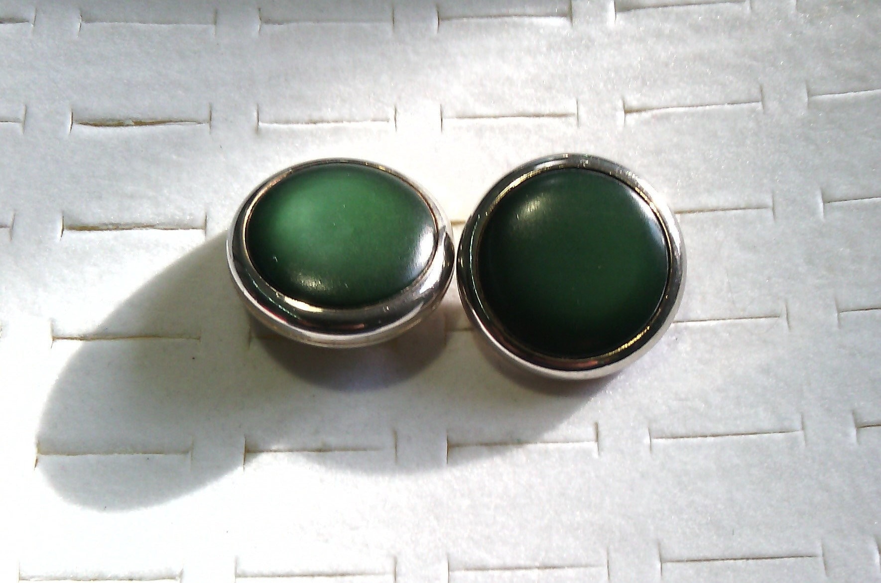 Boucles D'oreille Vintage En Bakélite - Belle Pièce Rétro En Bon état