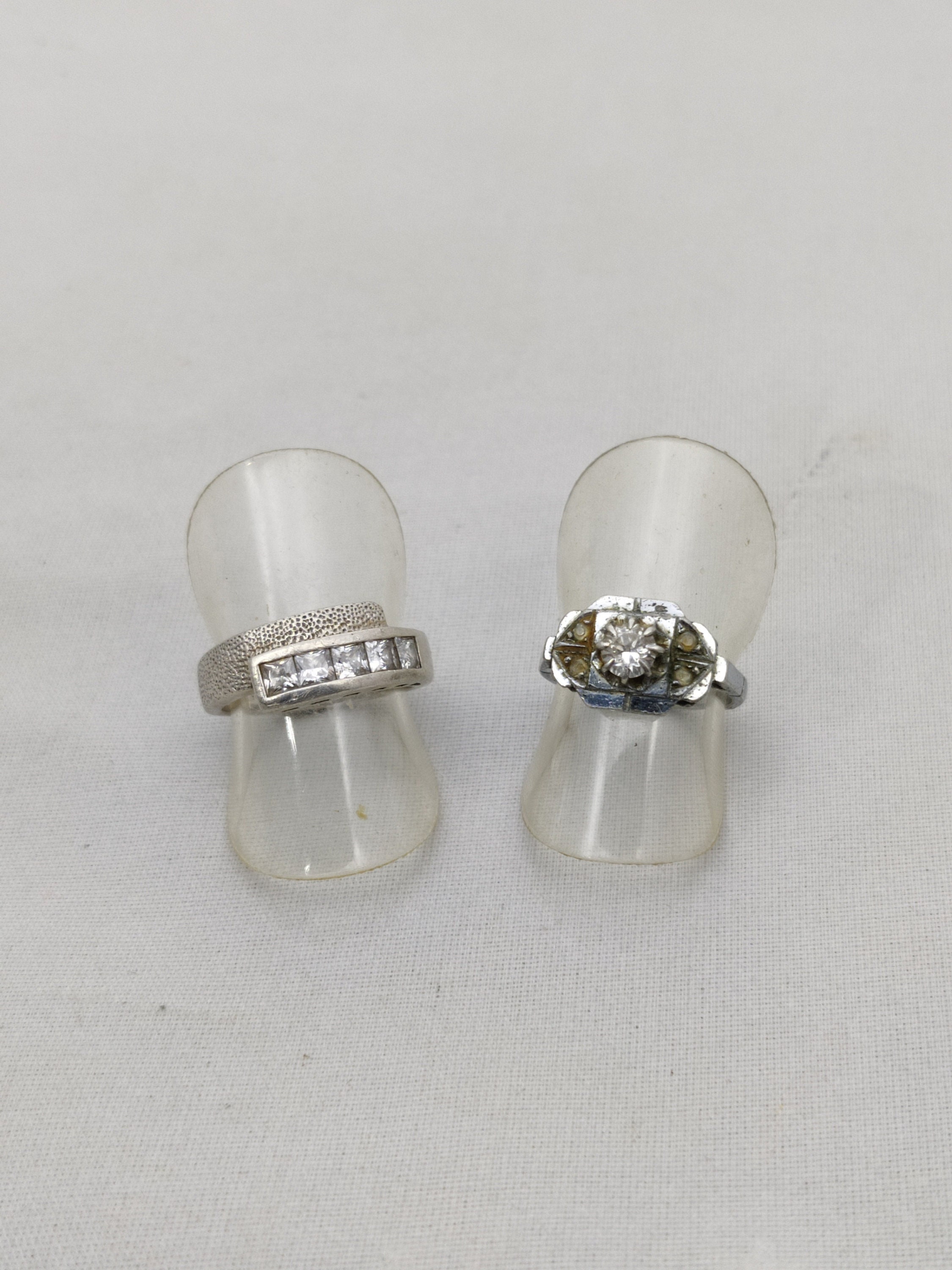 Histoire Botanique - Bague en argent massif et pierre, zircon - Artisan