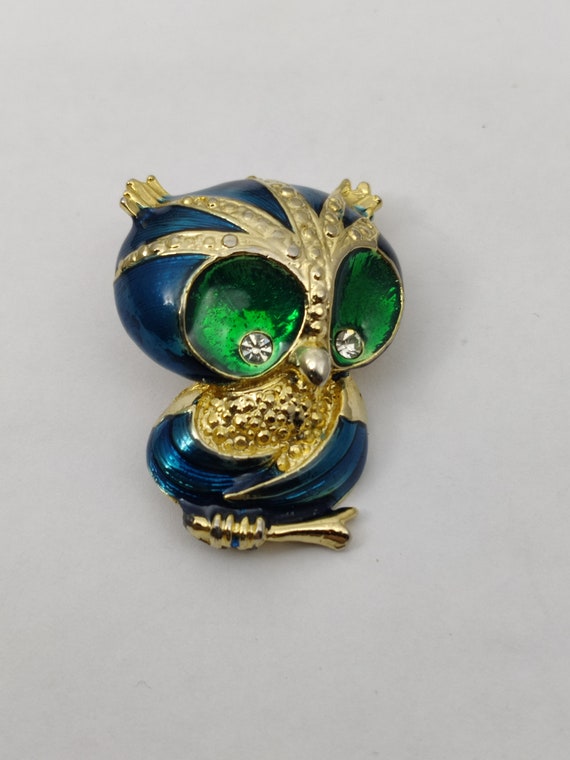 Broche créateur Vintage - métal doré et pâte de verre – PassionAntiquités