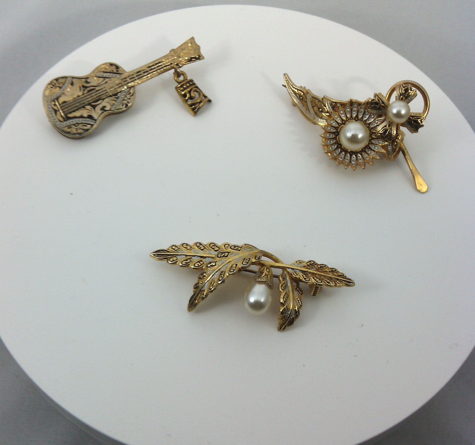 Broches vintage en or de Tolède - Etsy 日本 