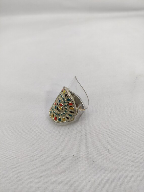Bague en or style années 80 - France