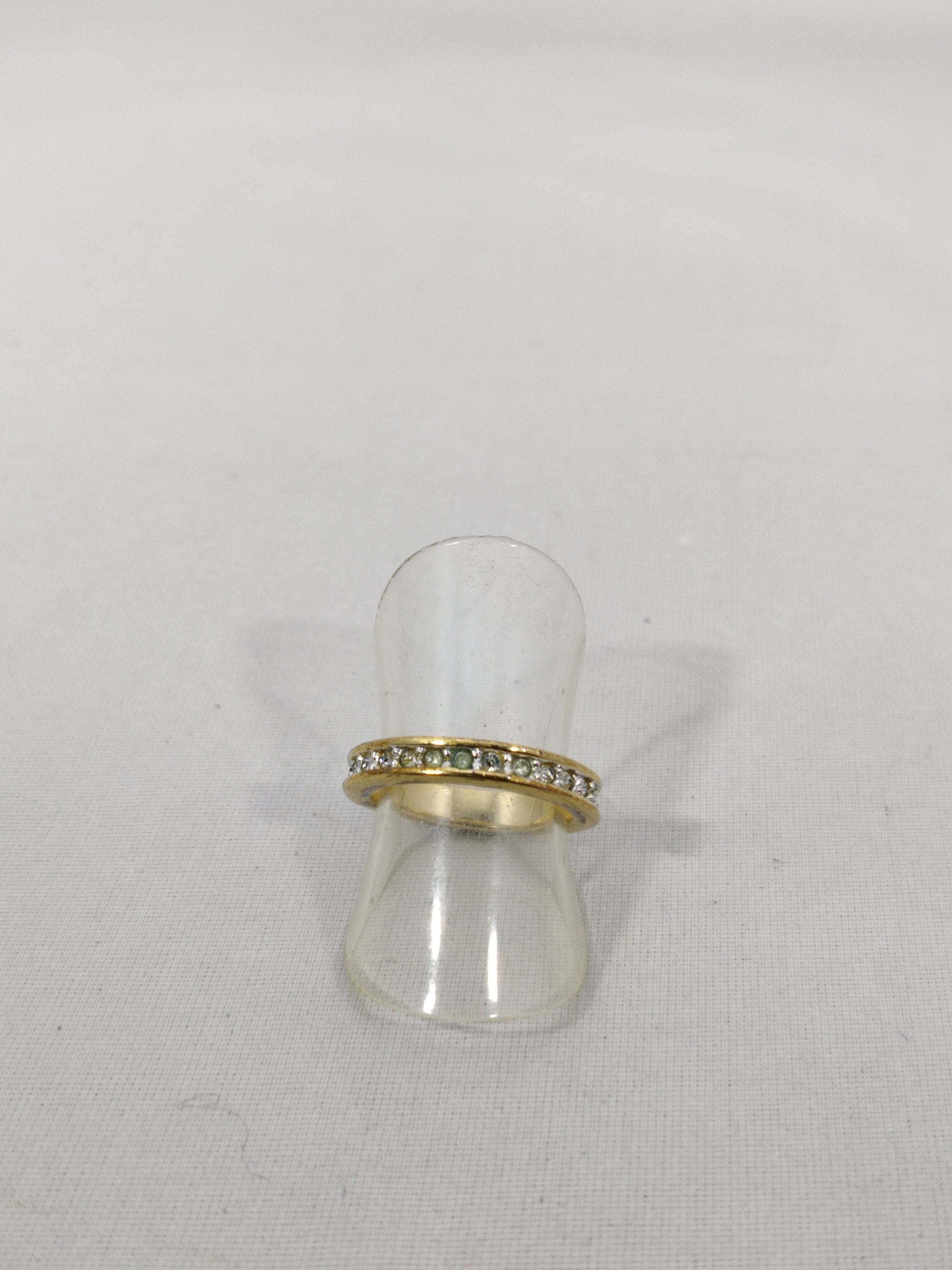 Signed M&S Vintage Ring in Zirconium Oxide and Gold Metal -  Canada