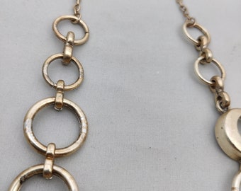 La Dolce Vita: Retro Style Necklace Set – Earth and Moon Design