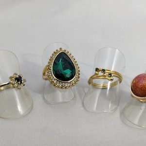 vintage gold metal ring