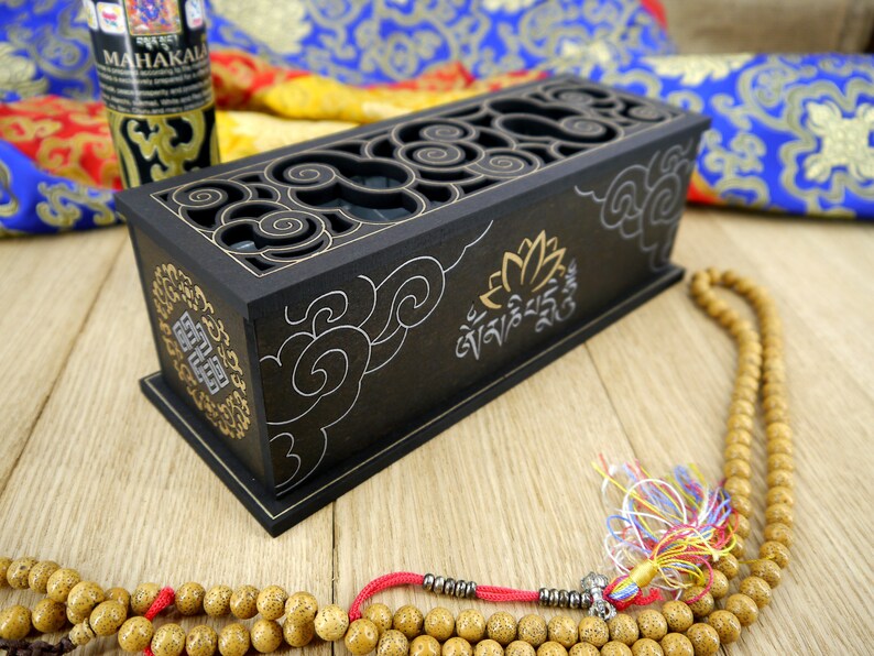 Incense holder incense burner with storage box for all type Etsy