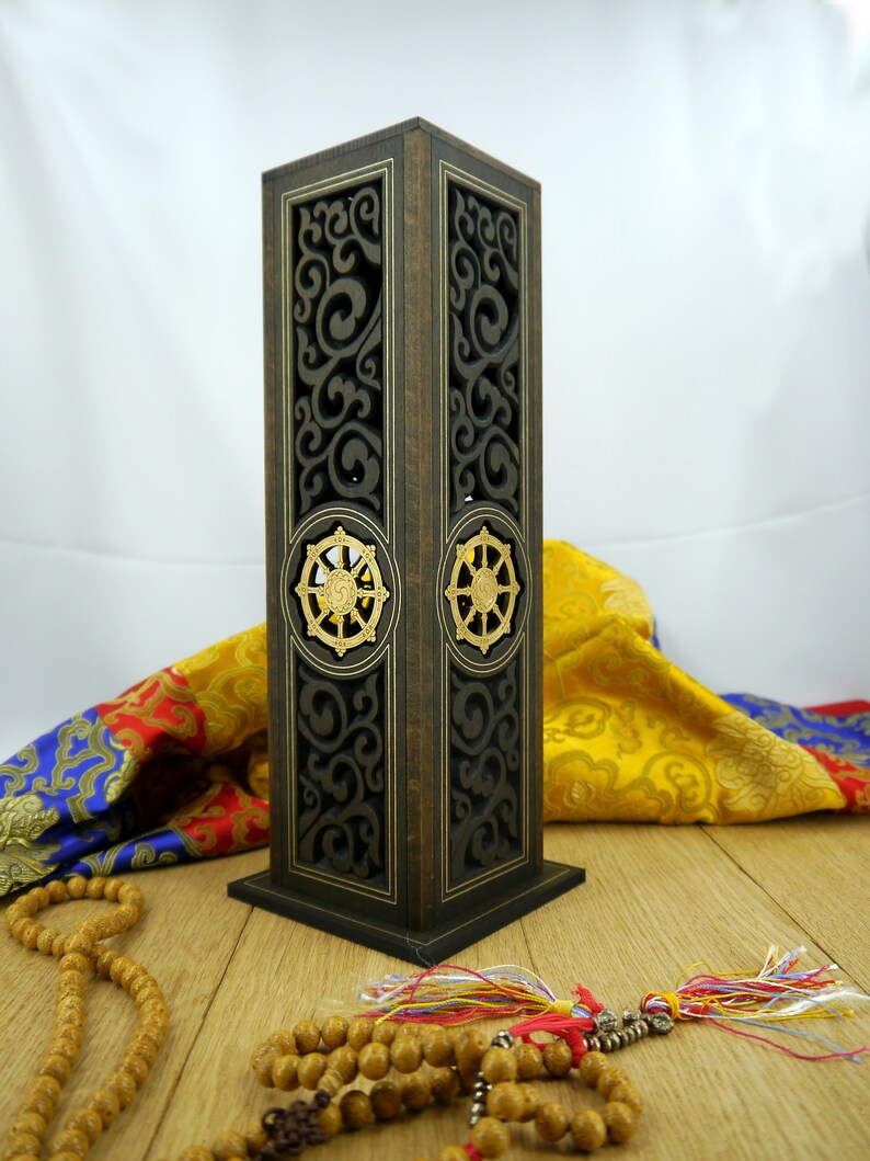 Vertical Incense burner // Ash catcher // Natural wood // Etsy