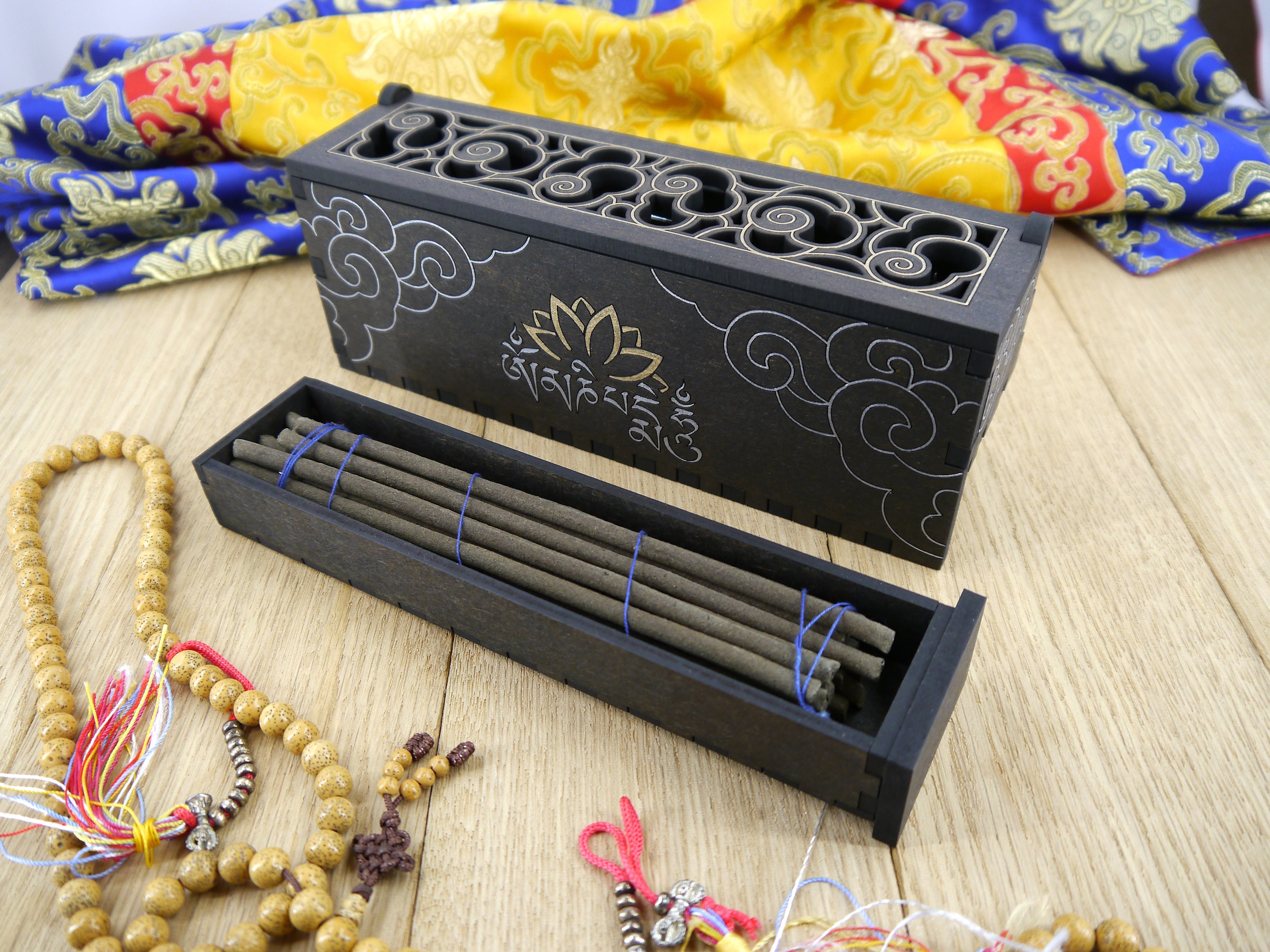Incense holder incense burner with storage box for all type Etsy