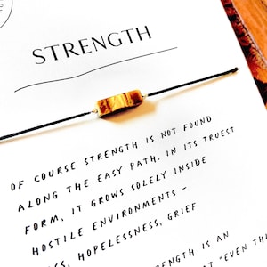 Encouragement Gifts for Her, Tigers Eye Sterling Silver Adjustable Strength Bracelet