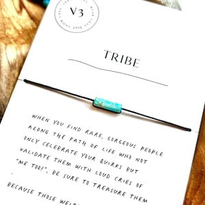 Tribe Friendship Bracelet: Blue Jasper Sterling Silver Adjustable Bracelet, Funny Gifts