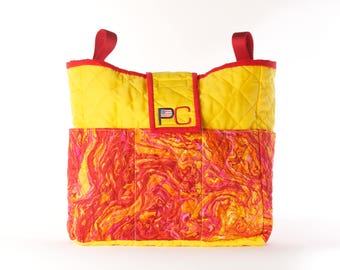 Psychedelic Swirl Walker Bag for Rollators