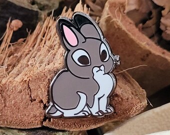 Bunny Pin - Hard Enamel Pin - 1 inch
