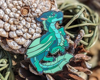 Sea Dragon - Hard Enamel Pin- 2 Inches