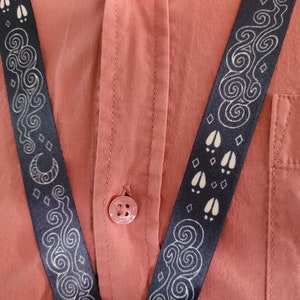 Brace Your Stride Black & Gold Lanyard