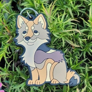 Coyote -  2.5 inch PVC Keychain