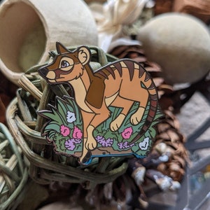Thylacine - Hard Enamel Pin - 1.75 Inch