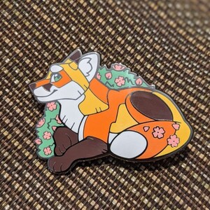 Red Fox -  Hard Enamel - 2 Inch