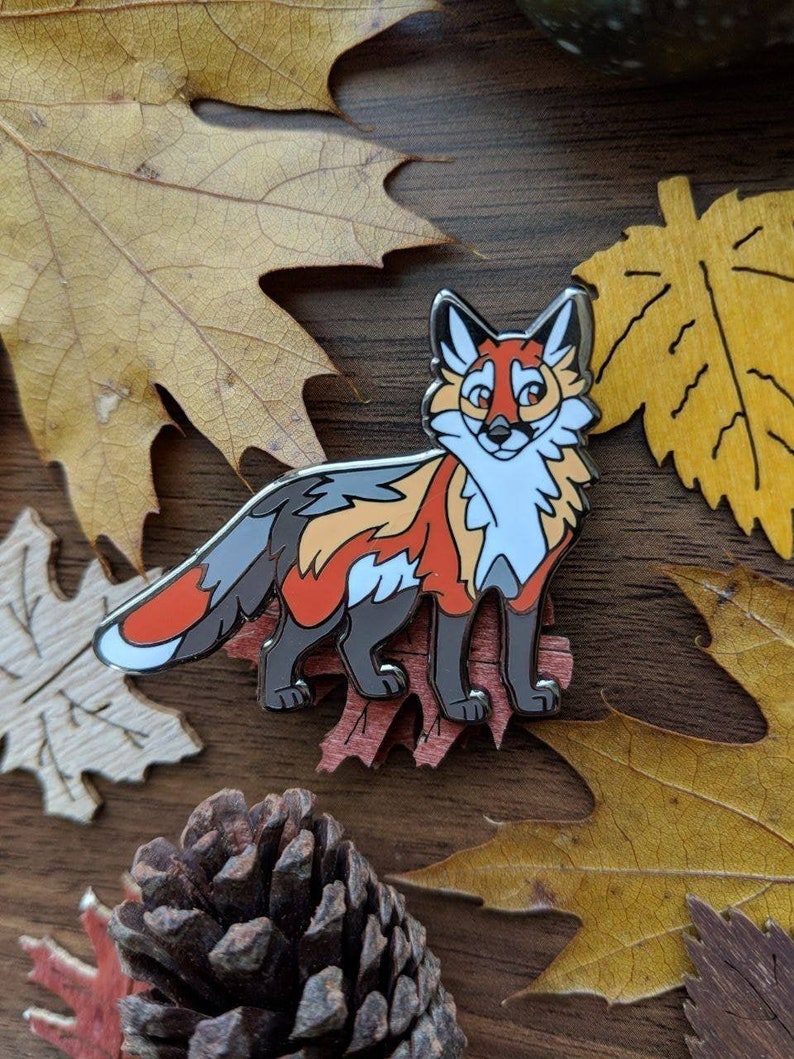Red Fox Pin