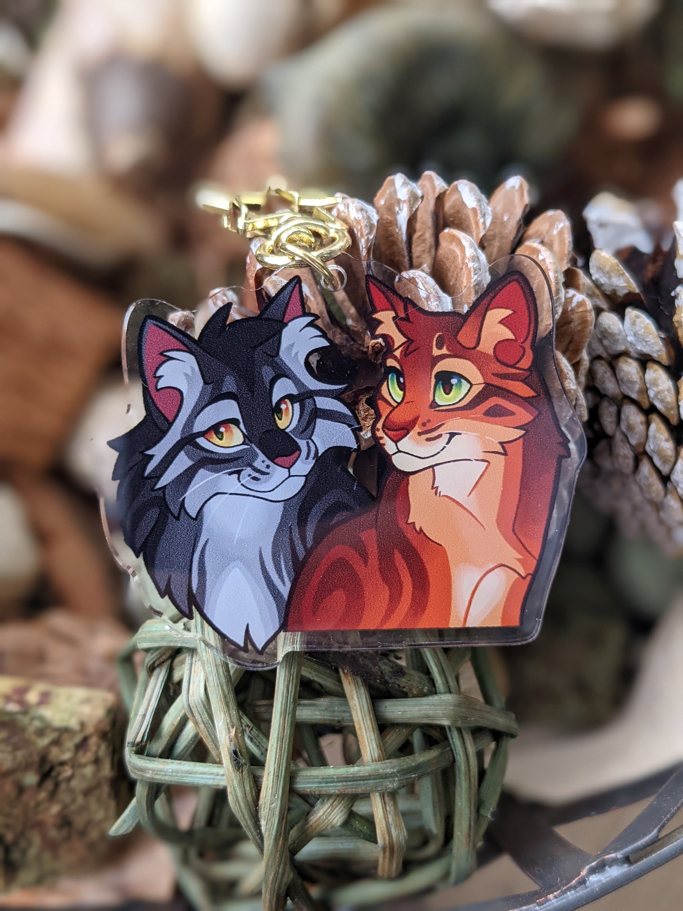 Jayfeather Warrior Cats Keyring Charm