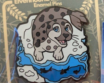 Spotted Seal - Hard Enamel Pin - 1.75 Inch