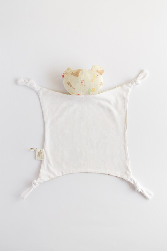 100 Knit Cotton Musician Print Baby Toy Comforter Bandana Etsy