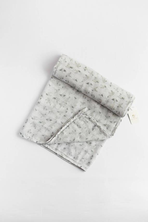 100 Baumwolle Musselin Grau Origami Tiere Druck Baby Wrap Swaddle Decke