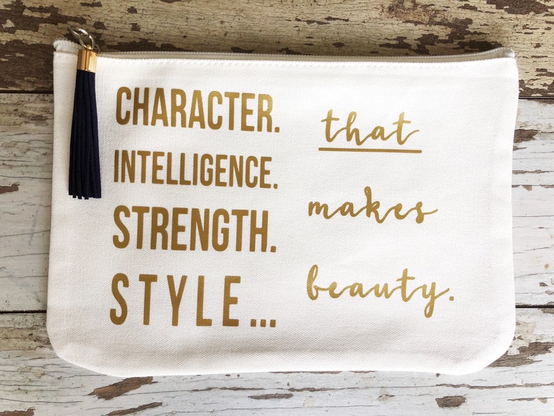 Wedding Cosmetic Bag Beauty Makeup Bag Monogram Makeup Bag Etsy