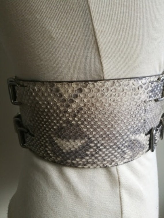 Beautiful Michael Kors design real python skin wi… - image 3