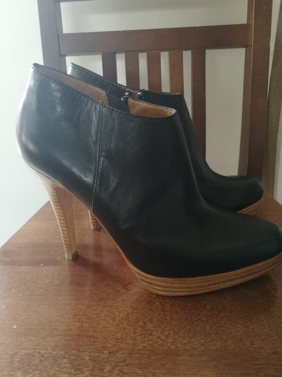 steve madden leather yens buckle boot