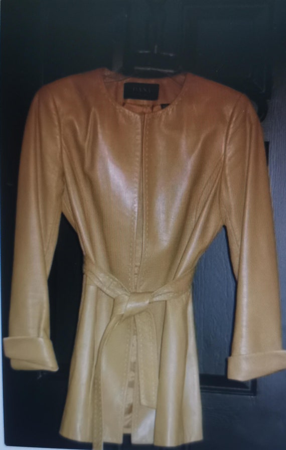 Dana buchman leather jacket hot sale