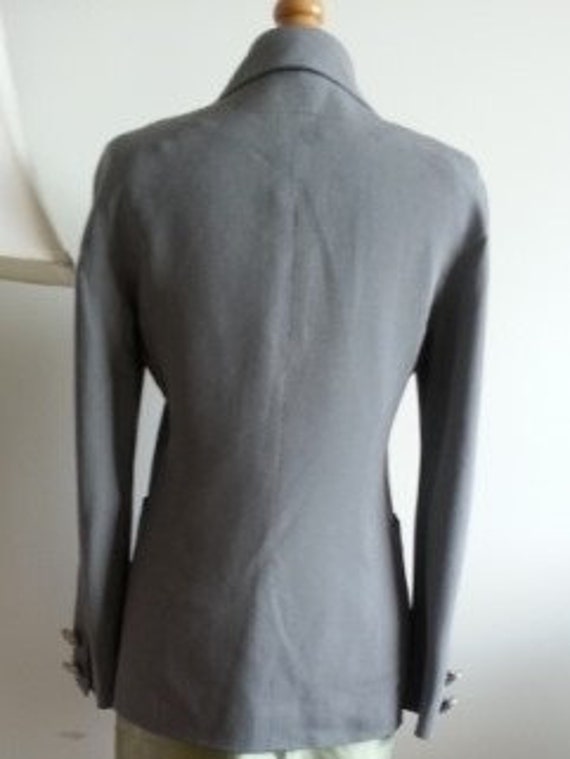 Fab  Gianfranco FERRE coat with big metal buttons… - image 4