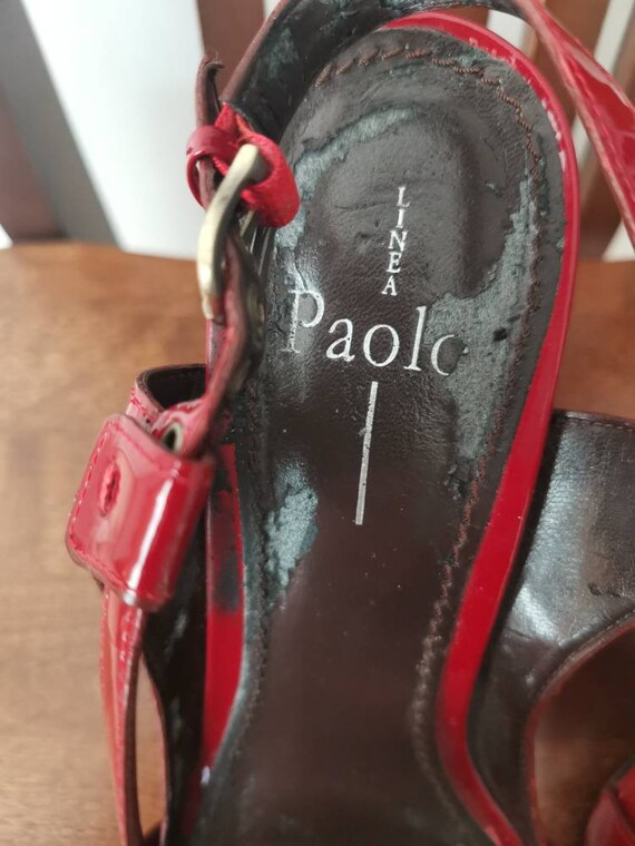 Fab Paolo Linea red patent leather heels.Size US1… - image 7