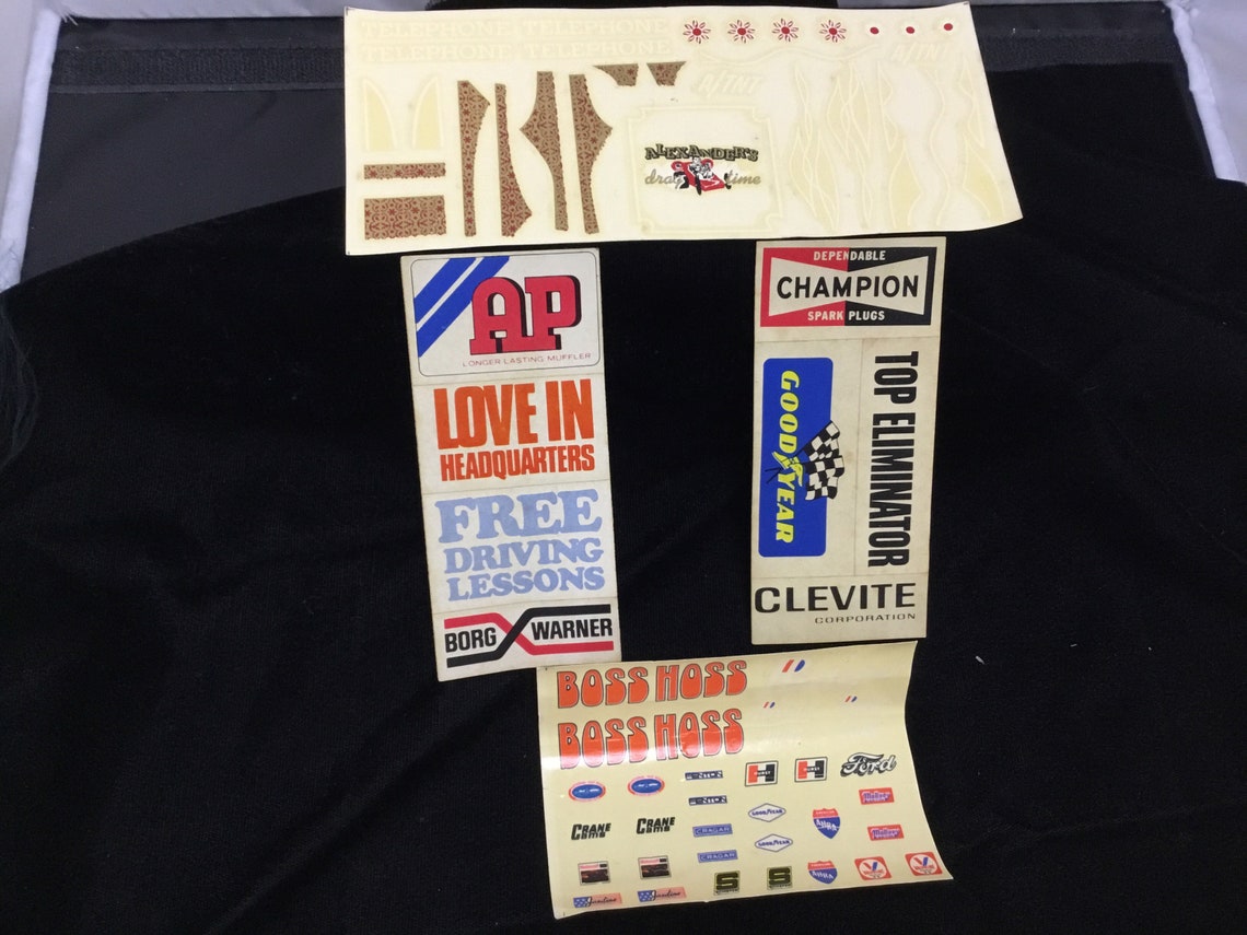 Model Car Decals Etsy