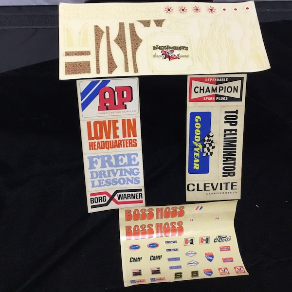 Model Car Decals - Etsy