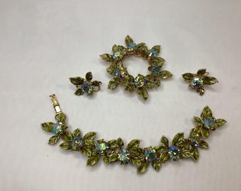 Aurora borealis parure set