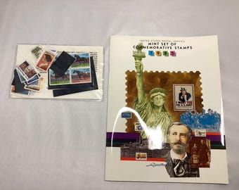 1985 mint set of commemorative stamps