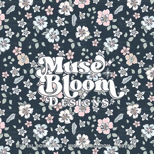 Spring Ditsy Floral Seamless Pattern Repeat File for Fabric Printing Commercial Use