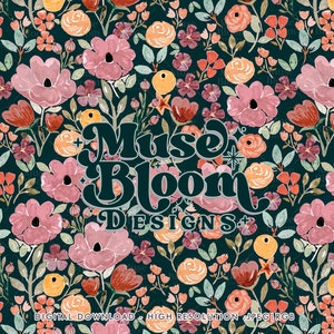 Retro aquarel bloemen herhalen bestand naadloze patroon voor stof afdrukken commercieel gebruik digitale papier bloemen sublimatie Art Design