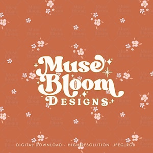 Padrão sem emendas de estampa floral Ditsy para tecido de sublimação Moda infantil Comercial - Mimi Bunny - Marrom