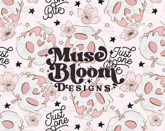 Pink Halloween Evil Witch Poison Apple Seamless Pattern Repeating File for Fabric Printing Sublimation