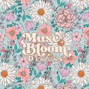 Fichier répétitif de modèle sans couture d'impression florale de printemps été pour l'usage commercial de sublimation d'impression de tissu