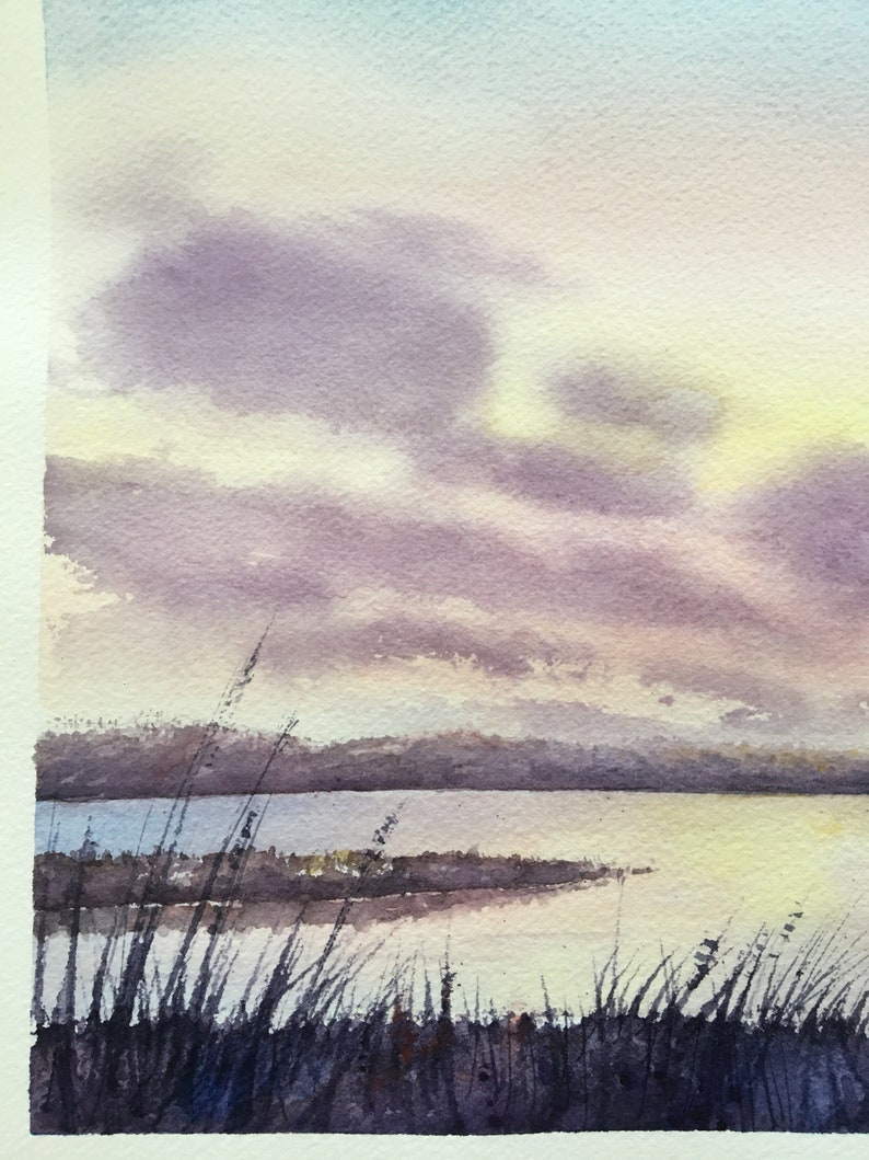 Bodie Island Lighthouse Watercolor Giclee Print, North Carolina