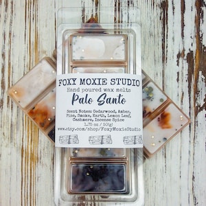 Palo Santo Sparkly Snap Bar Wax Melts Snap Bar, Peaceful, Heavenly Scent, Birthday Gifts, Christmas Gifts, Stocking Stuffers