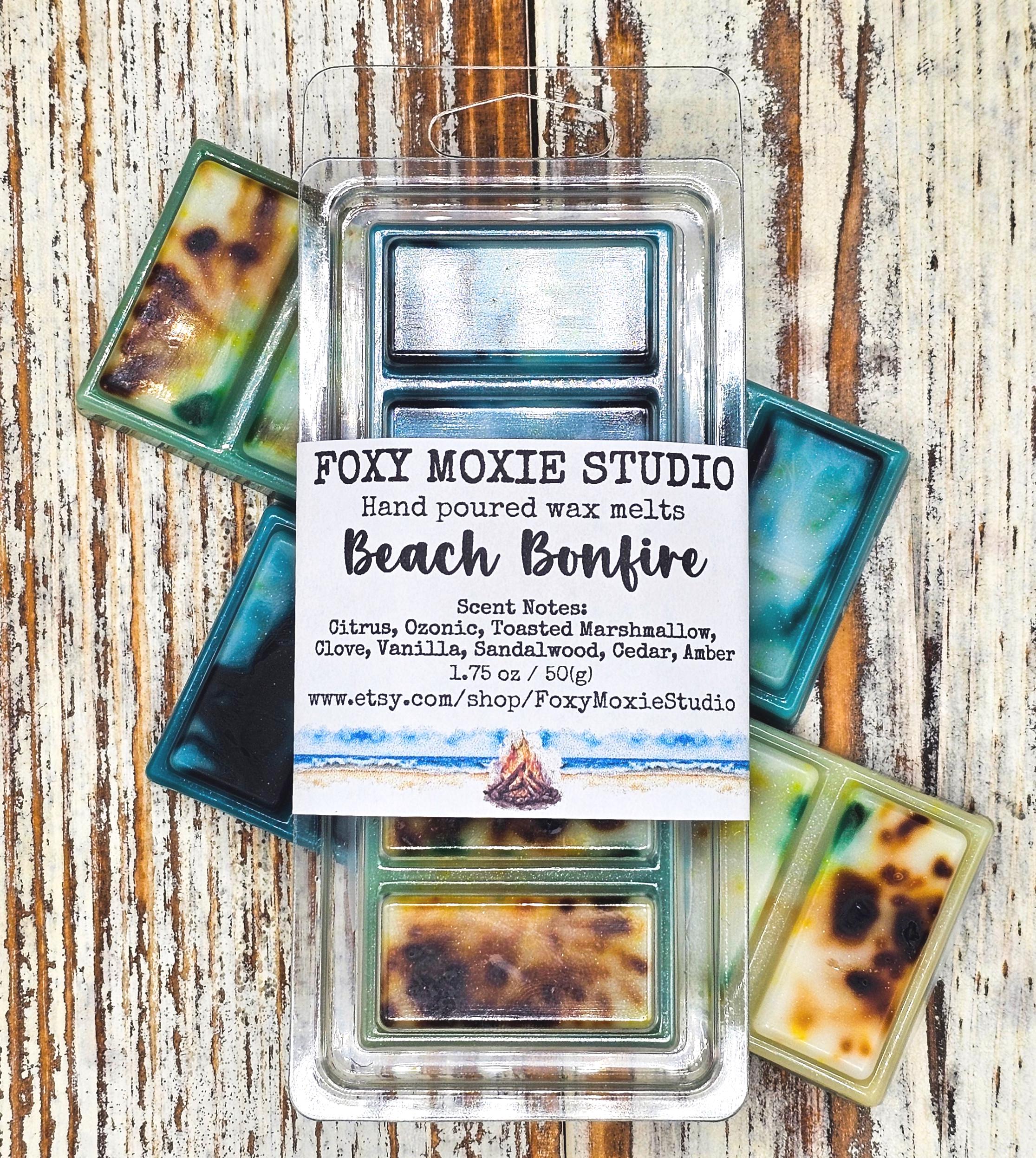 Bonfire Snaps Beach Bonfire Summertime Ocean Scented Snap Bar Wax Melts, Birthday ...