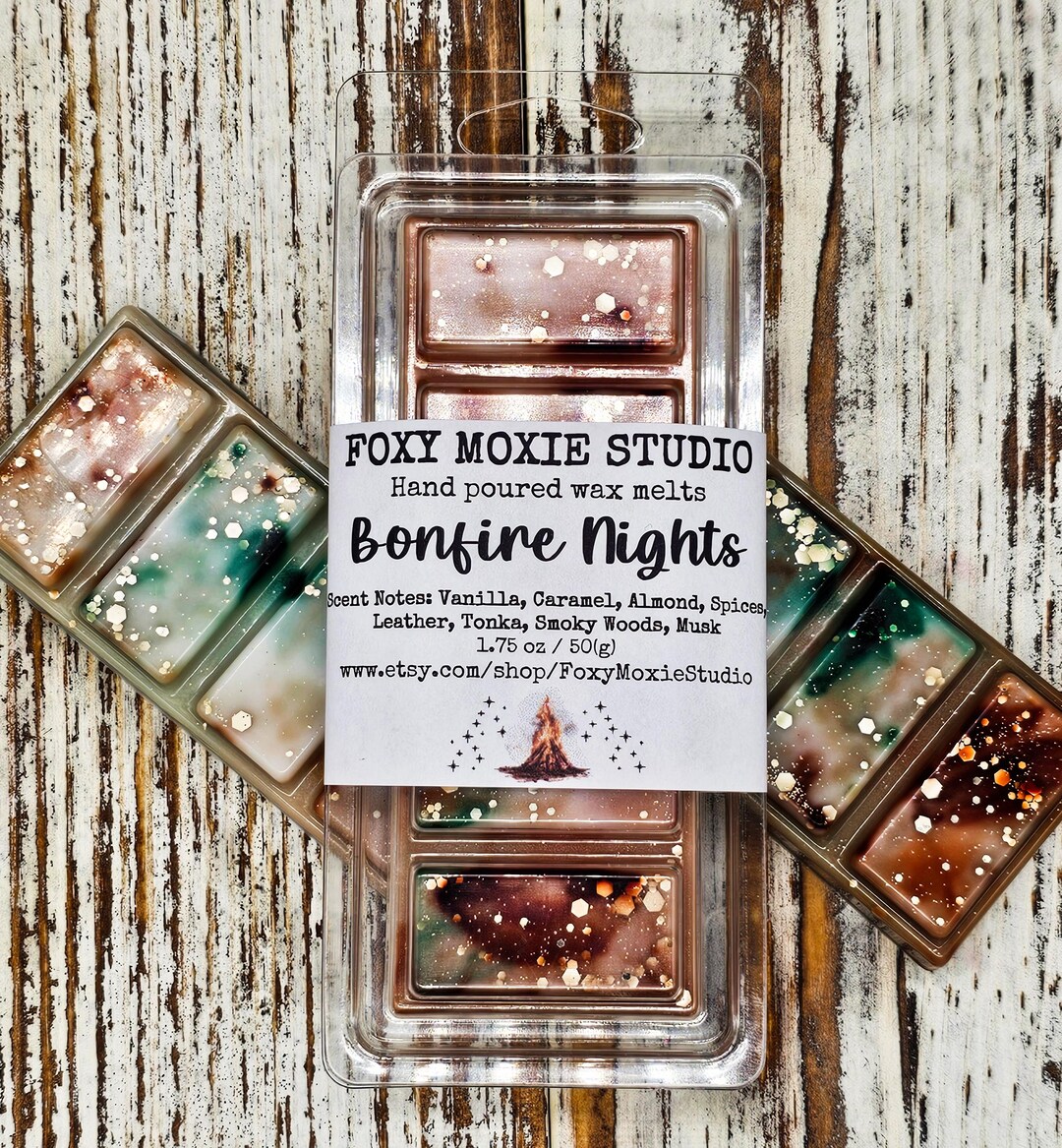 Bonfire Snaps Bonfire Nights Wax Melts: Cozy Summer / Autumn Scented Snap Bar - Etsy