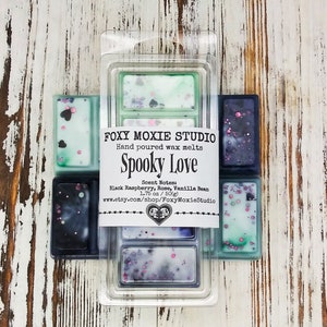 Spooky Love Halloween Lover Snap Bar Wax Melts, Birthday Gift, Party Favors,