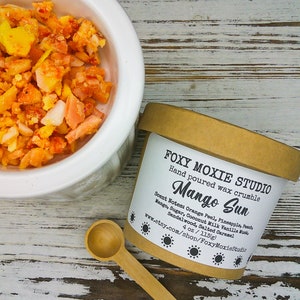 Mango Sun Tropical Hand Poured Wax Crumble Melts Gift