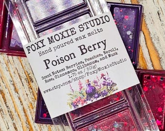 Poison Berry Elixir Witchy Gothic Wax Melt Snap Bar