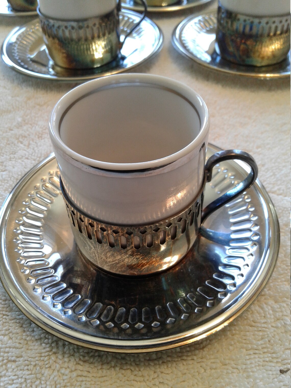 Vintage Bellini Brazil Silver Plate Espresso or Chocolate Etsy