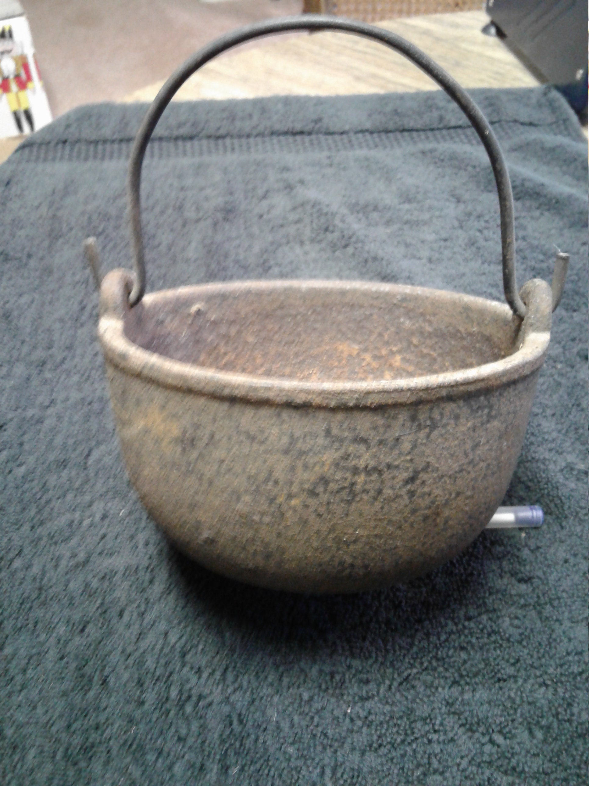 Vintage Cast Iron Smelting Pot No Makers Mark 5 3/4 Etsy