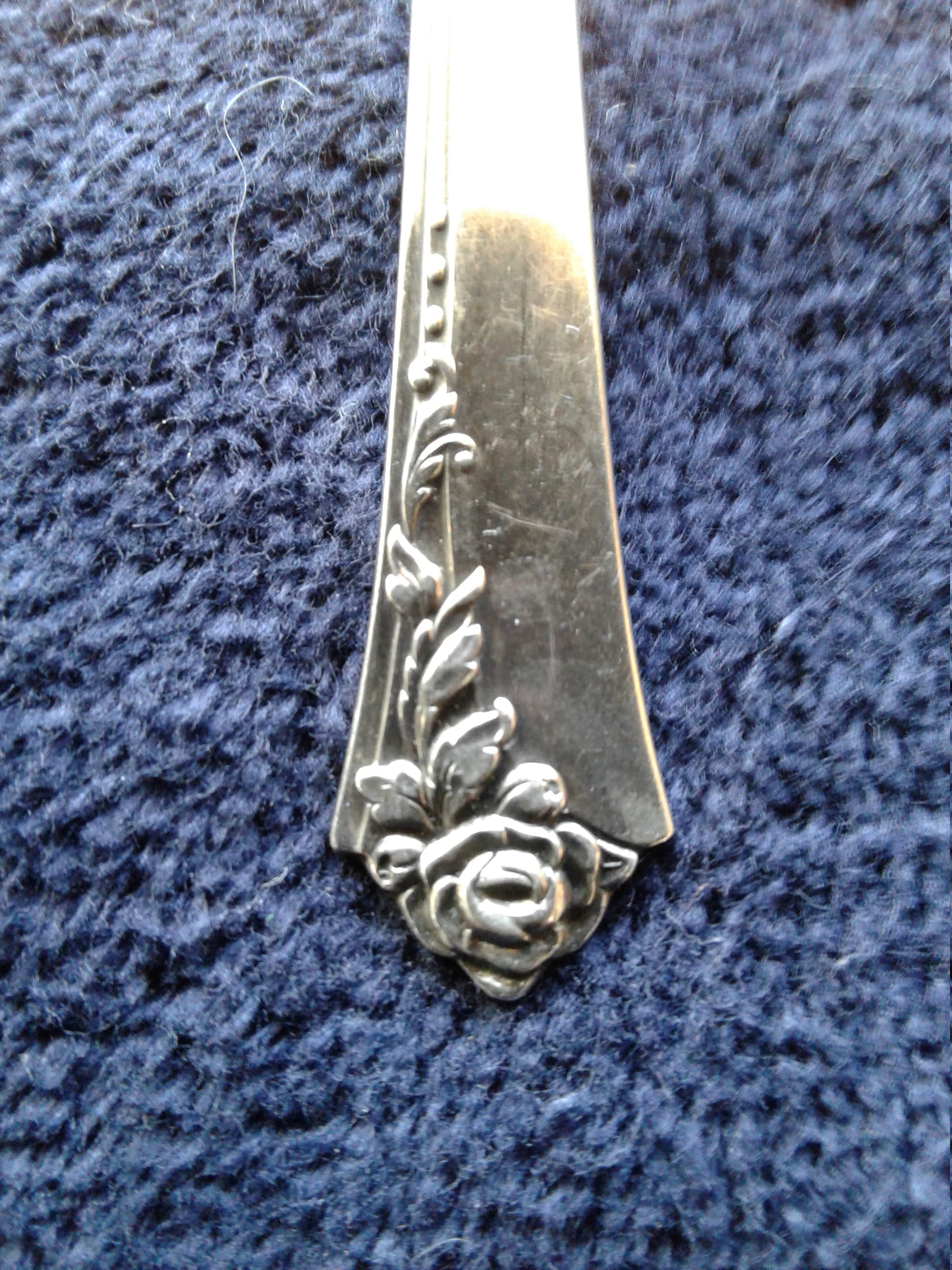 Vintage Oneida heirloom Sterling Damask Rose Etsy Canada